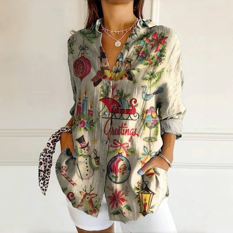 Chemisier De Noël Décontractée - Main Image