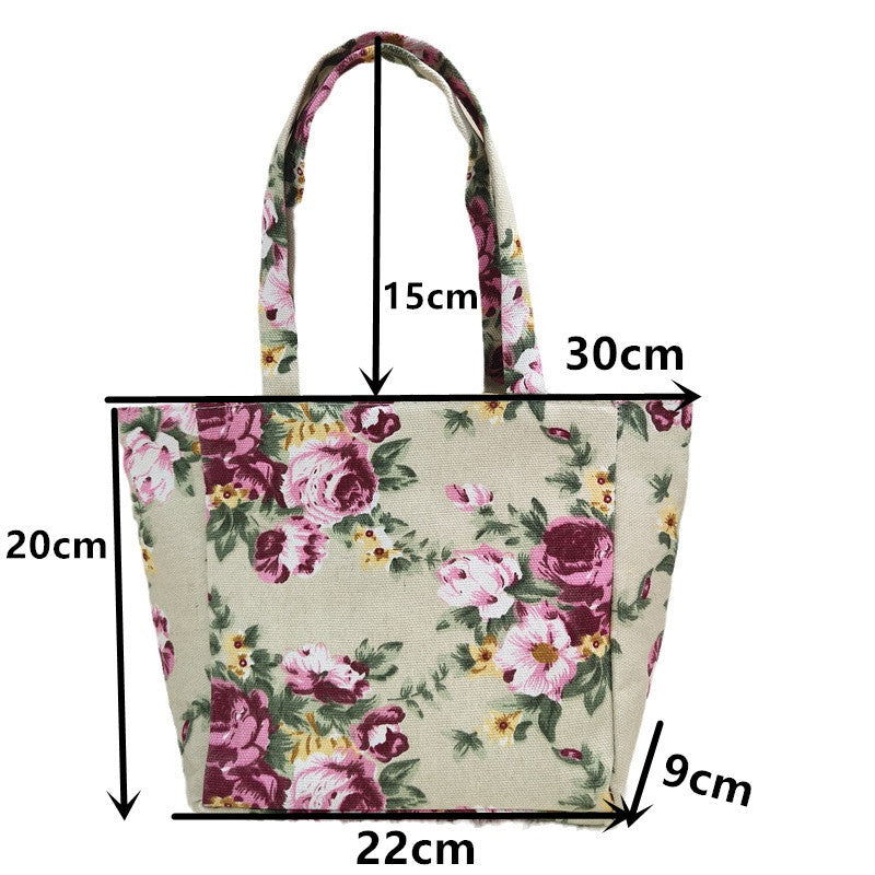 Sac À Imprimé Floral Vintage