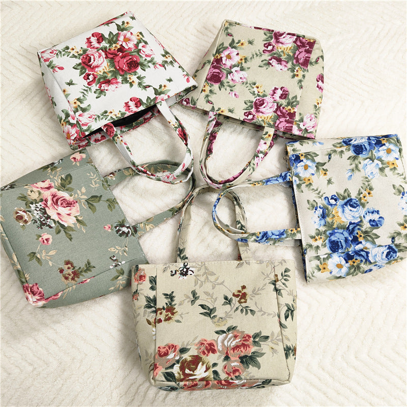 Sac À Imprimé Floral Vintage