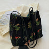 Sac Vintage Brodé De Fleurs