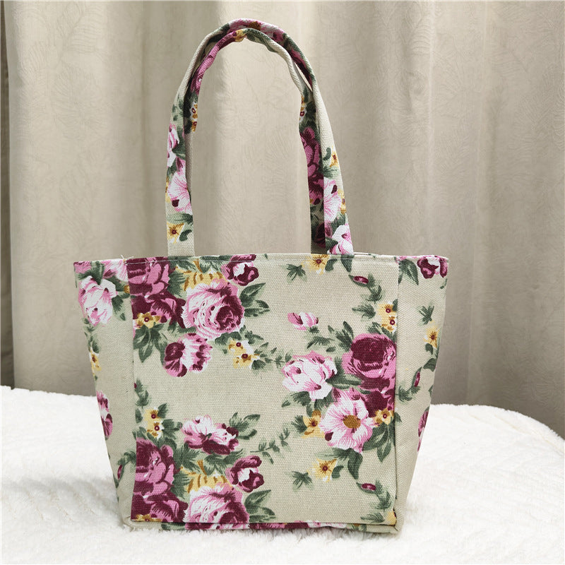 Sac À Imprimé Floral Vintage