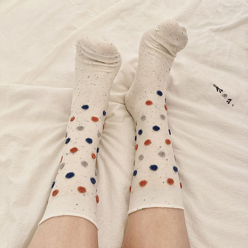 Chaussettes Décontractées À Pois