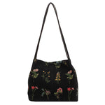 Sac Vintage Brodé De Fleurs