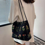 Sac Vintage Brodé De Fleurs