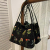 Sac Vintage Brodé De Fleurs