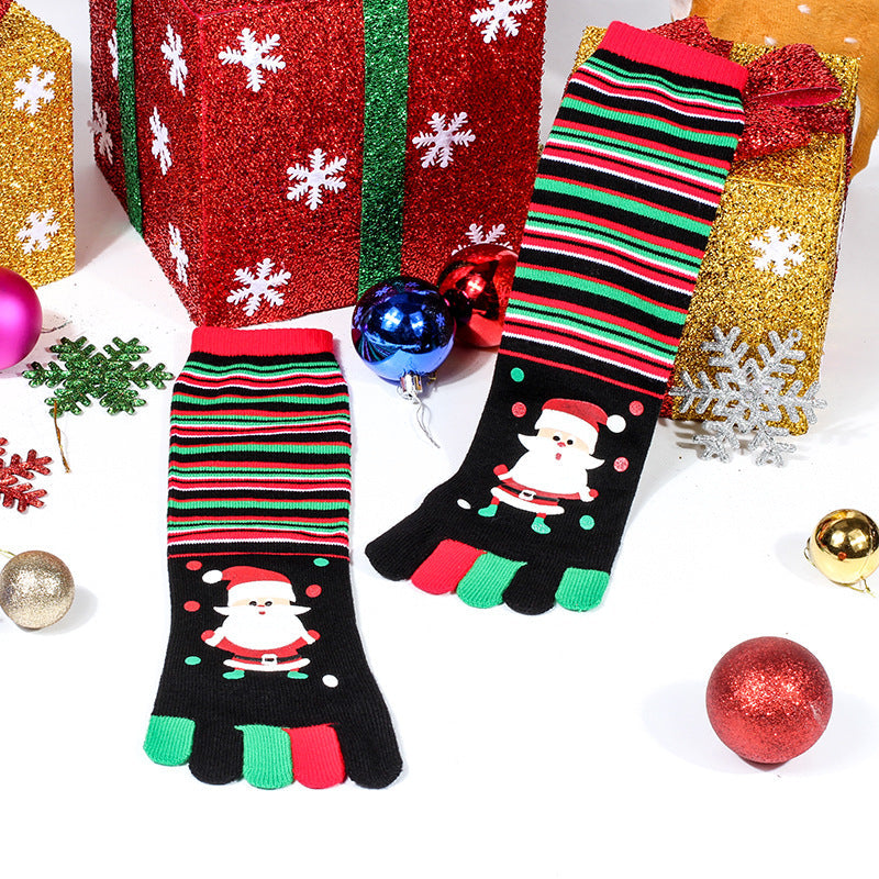 Chaussettes Cinq Orteils De Noël