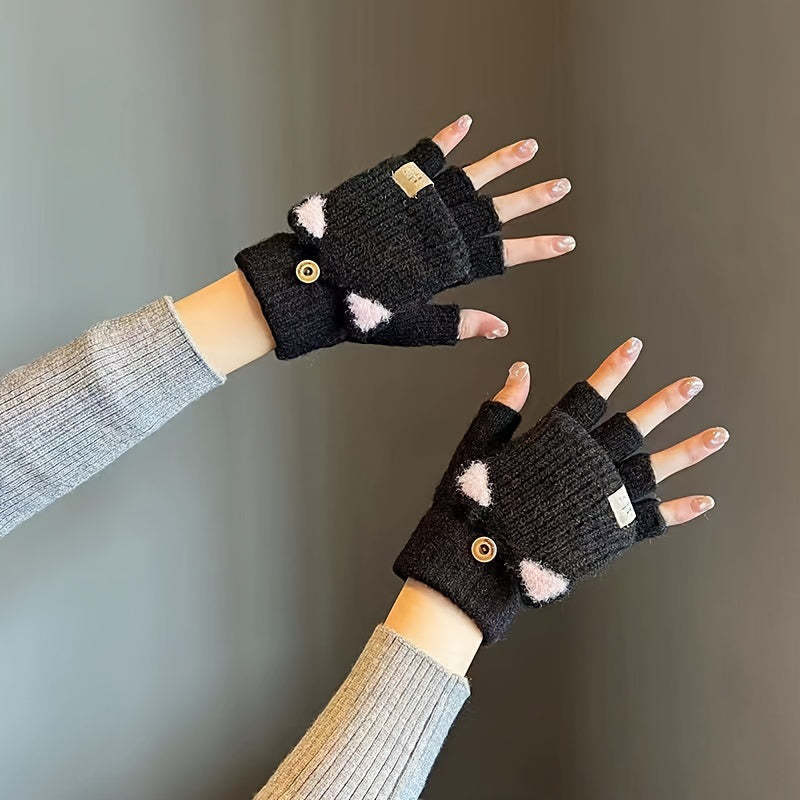 Gants Chauds De Dessin Animé