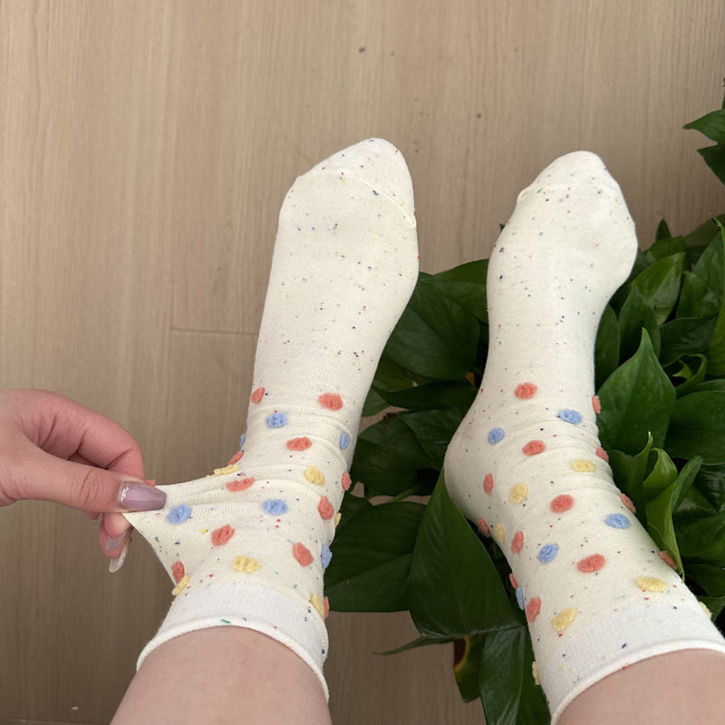 Chaussettes Décontractées À Pois