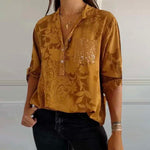 Blouse Imprimée Vintage