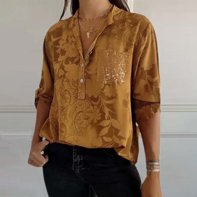 Blouse Imprimée Vintage