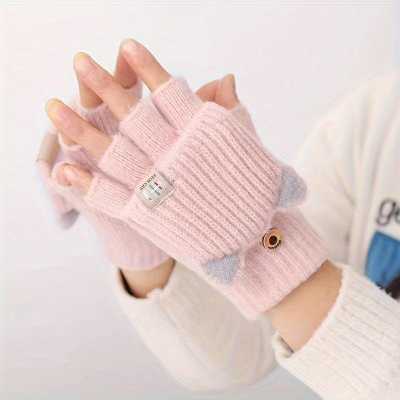 Gants Chauds De Dessin Animé