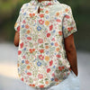 Blouse À Imprimé Floral Vintage