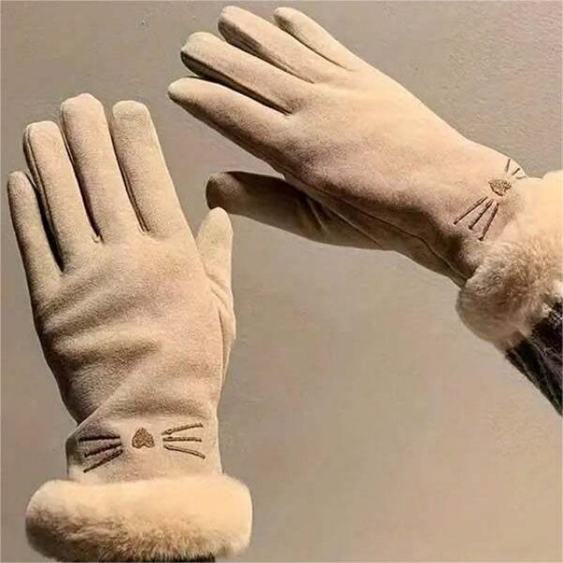 Gants Chauds En Peluche