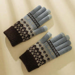 Gants Chauds Ethniques Vintage