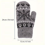 Gants Chauds Flocon De Neige