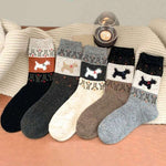 Chaussettes Chaudes Motif Chiots