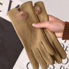 Gants Chauds De Couleur Unie