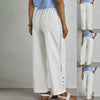 【Coton Et Lin】Pantalon Décontracté Confortable