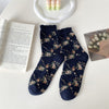 Chaussettes À Fleurs Vintage