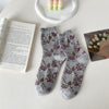 Chaussettes À Fleurs Vintage