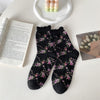 Chaussettes À Fleurs Vintage