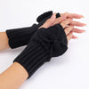 Gants Chauds De Couleur Unie