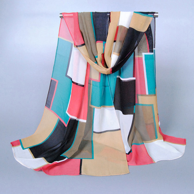 Foulard vintage carré en acétate à pois, chiffon sauvage - France Foulard vintage carré en acétate à pois, chiffon sauvage - France