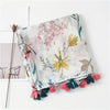 Écharpe À Imprimé Floral Vintage