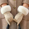 Gants Chauds De Couleur Unie