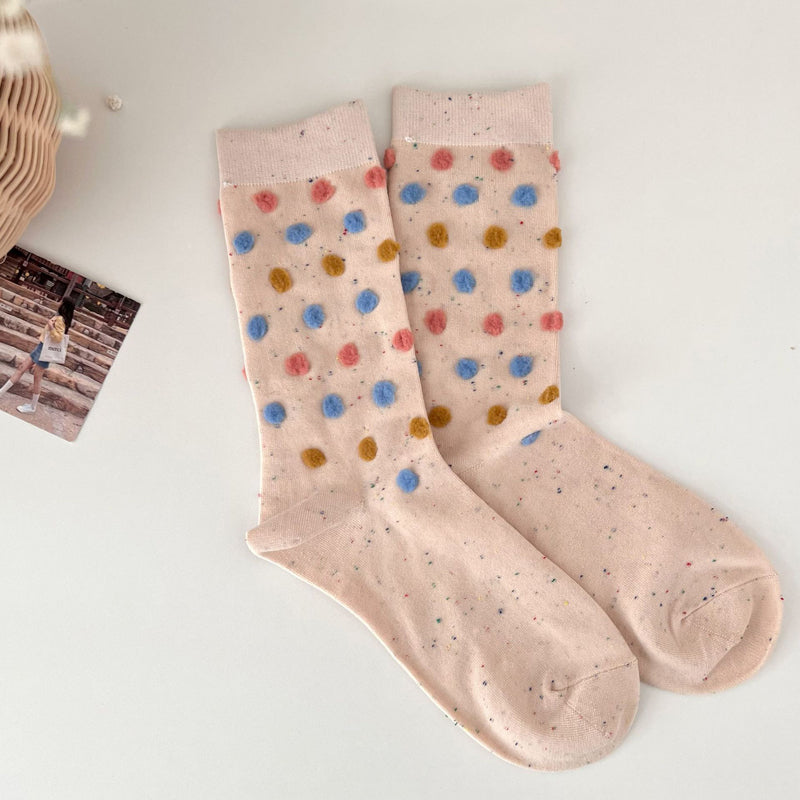 Chaussettes Décontractées À Pois