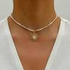 Collier Pendentif Soleil Bohème