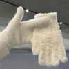 Gants Chauds De Couleur Unie