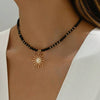 Collier Pendentif Soleil Bohème