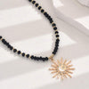Collier Pendentif Soleil Bohème