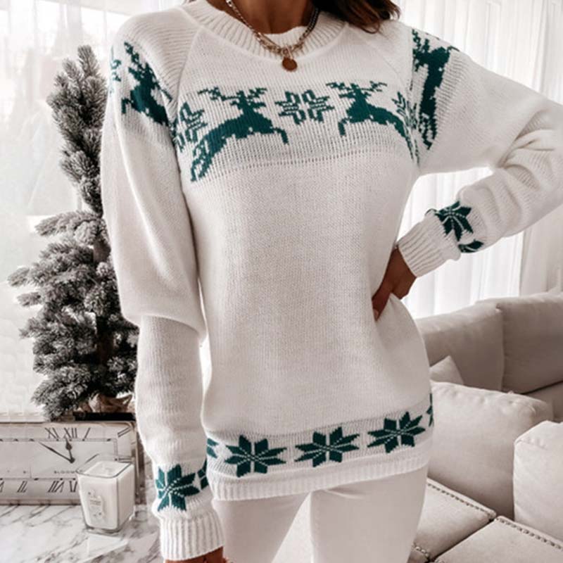 Pull En Tricot De Noël Décontracté