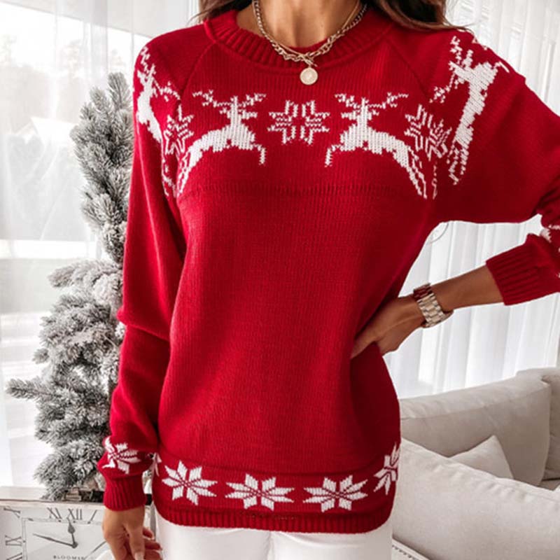 Pull En Tricot De Noël Décontracté