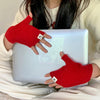 Gants Chauds De Couleur Unie