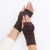 Gants Chauds De Couleur Unie