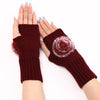 Gants Chauds De Couleur Unie