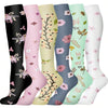 Chaussettes Décontractées À Imprimé Floral