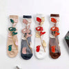 Chaussettes Fleuries Respirantes