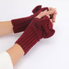 Gants Chauds De Couleur Unie