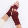 Gants Chauds De Couleur Unie