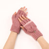 Gants Chauds De Couleur Unie