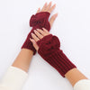 Gants Chauds De Couleur Unie