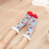 Chaussettes Chaudes Antidérapantes De Noël