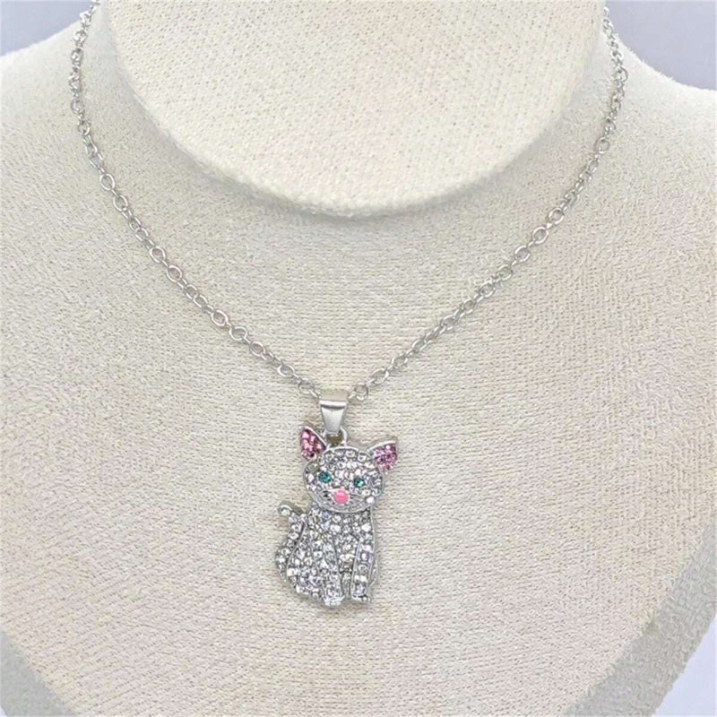 Collier Pendentif Chat Créatif