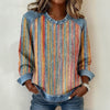 Blouse À Rayures Colorées