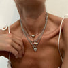 Ensemble De Collier Pendentif Coeur