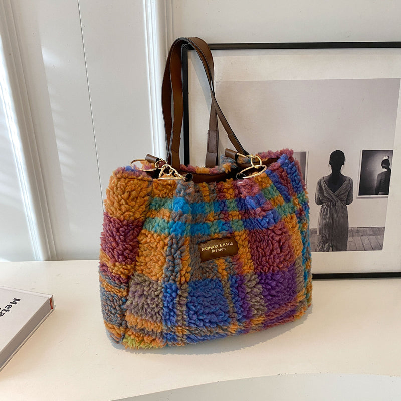 Sac À Carreaux Vintage